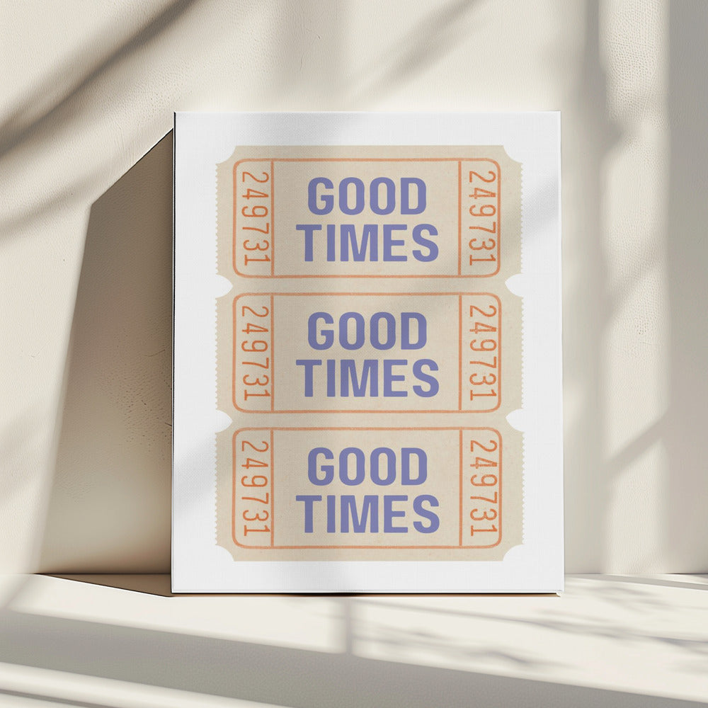 Coastal Blue Good Times | Canvas