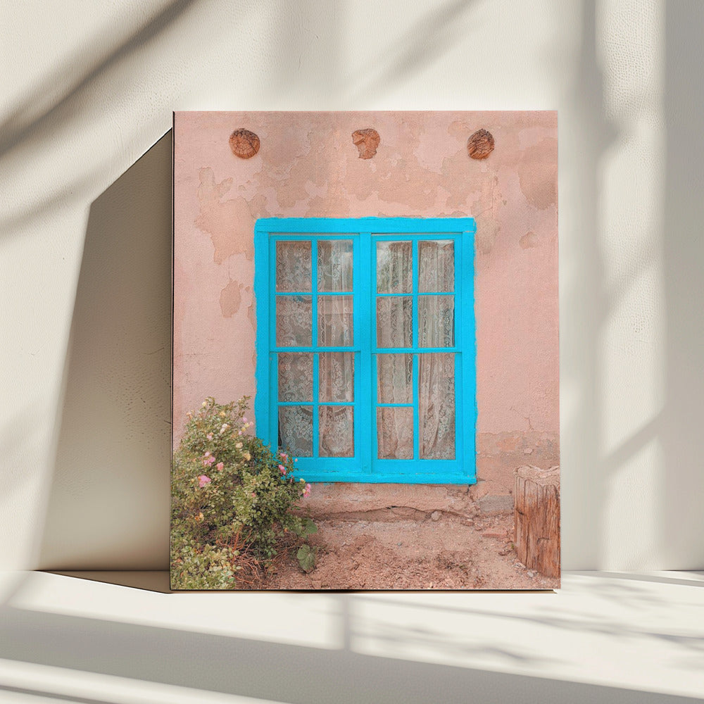 Turquoise Window - Taos, New Mexico | Canvas