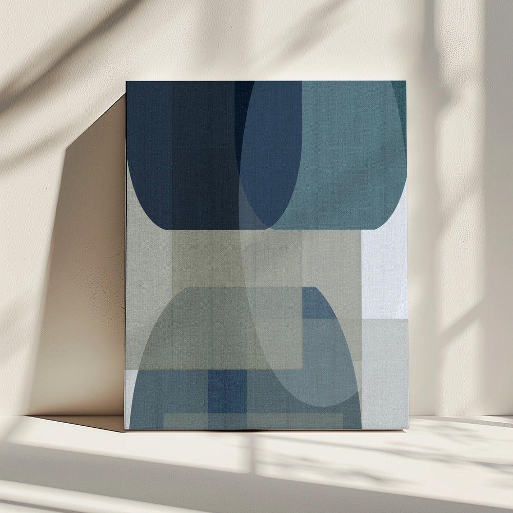 Woven Blue Layers 2 | Canvas