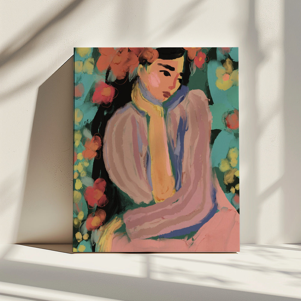 Pensive Blooms | Canvas