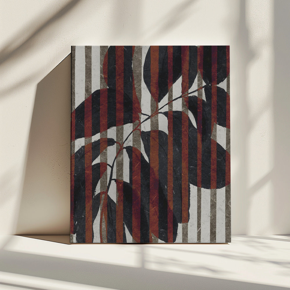 Striped Botanical | Canvas