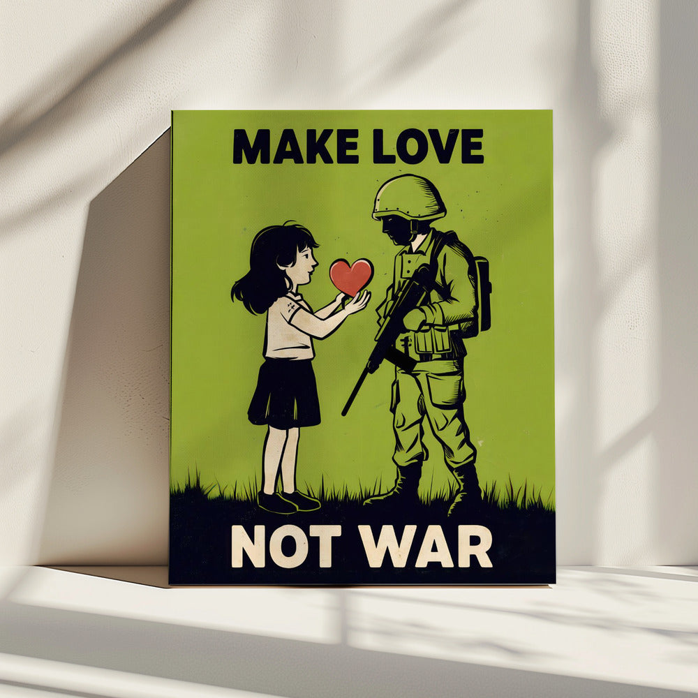 Make Love   Not War | Canvas
