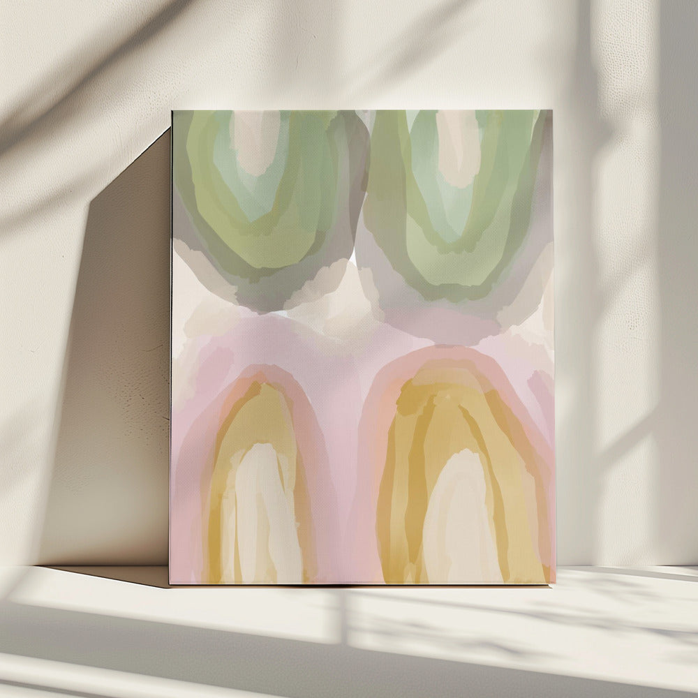 Watercolour Pastel Abstract | Canvas