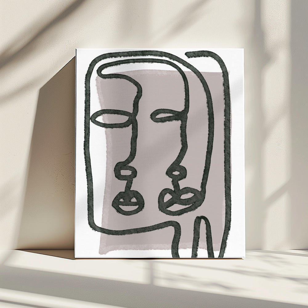 Faces abstract | Canvas