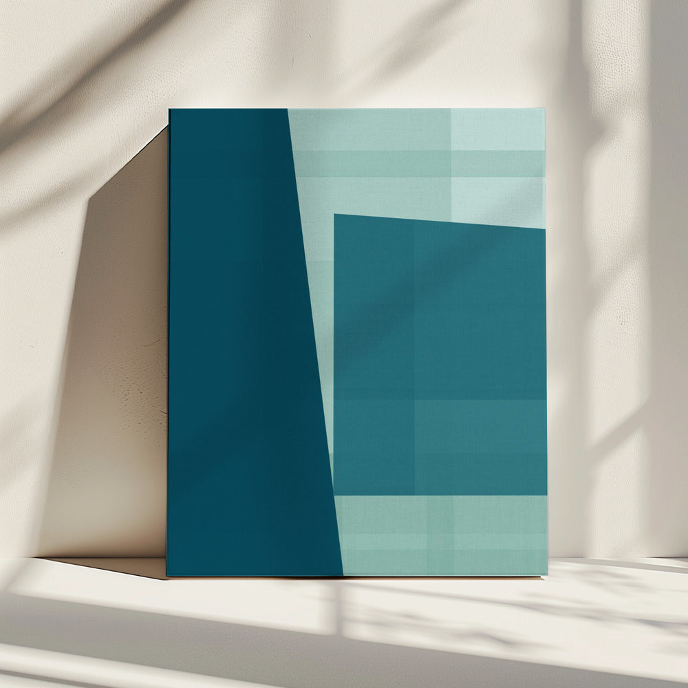 Woven Teal Jam 2 | Canvas