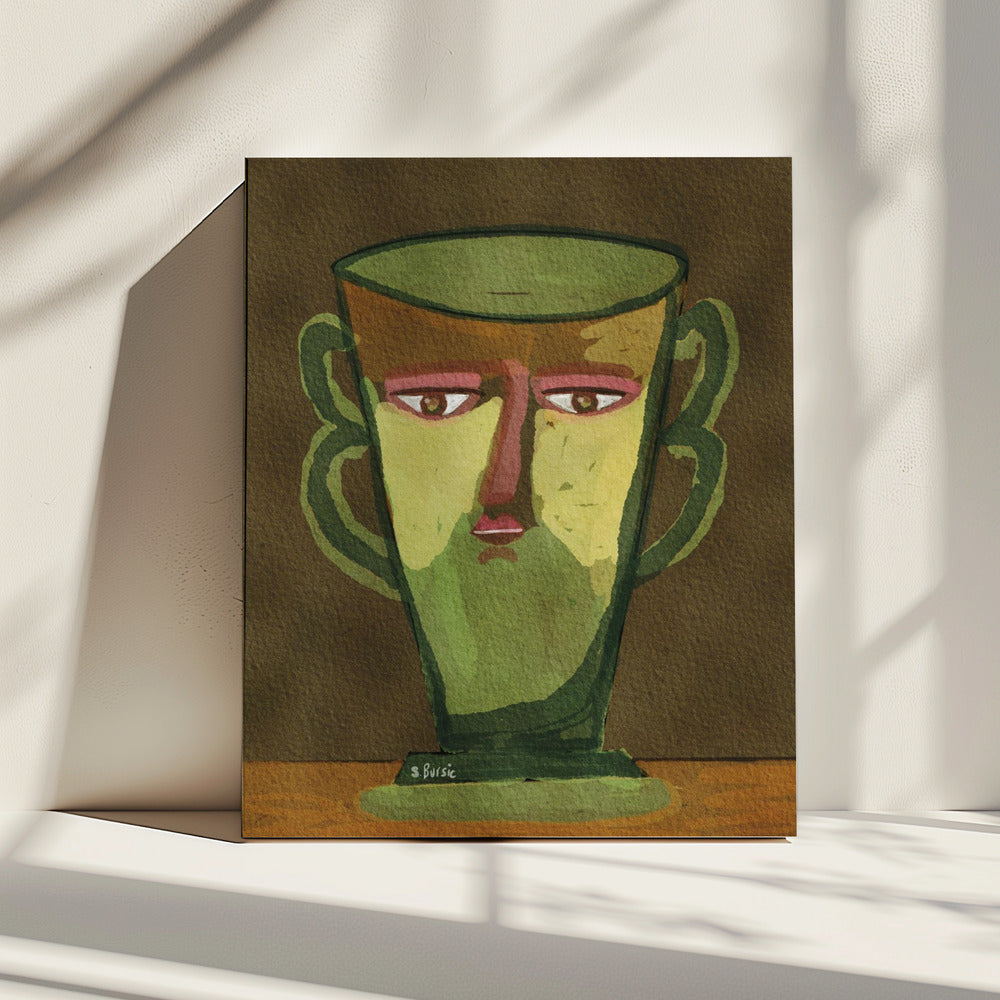 Mug man brown version | Canvas