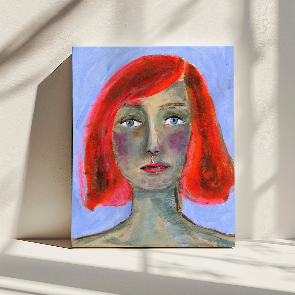 Red Head | Canvas