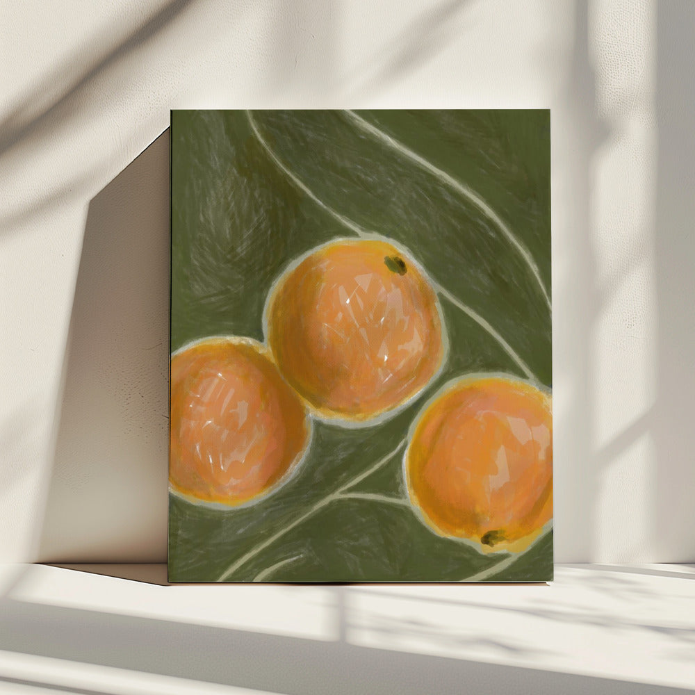 KH Studio - The Colors Orange &amp; Green | Canvas