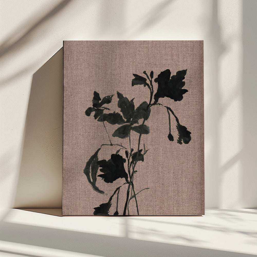 Black Floral 3 | Canvas