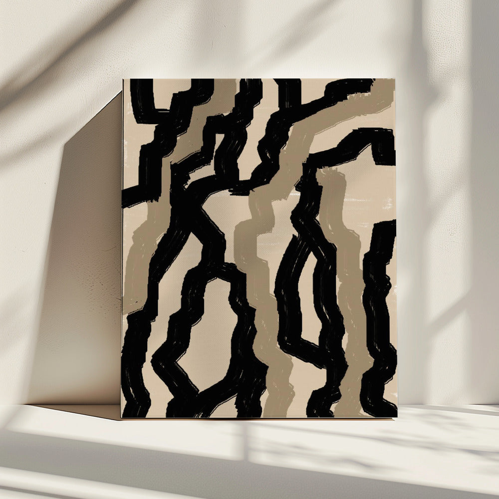 Zigzag Reflections | Canvas