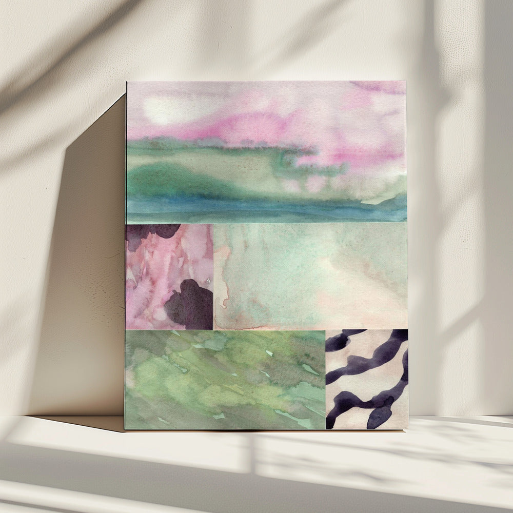 Watercolor abstract composition 10 | Canvas