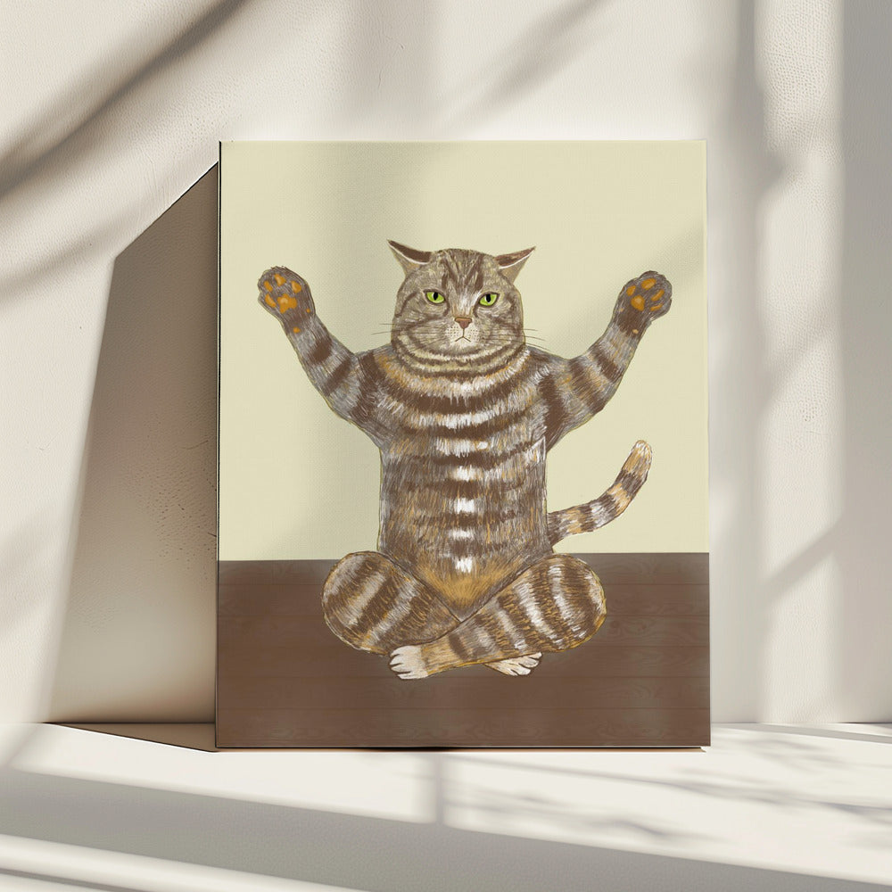 Yoga Cat | Canvas
