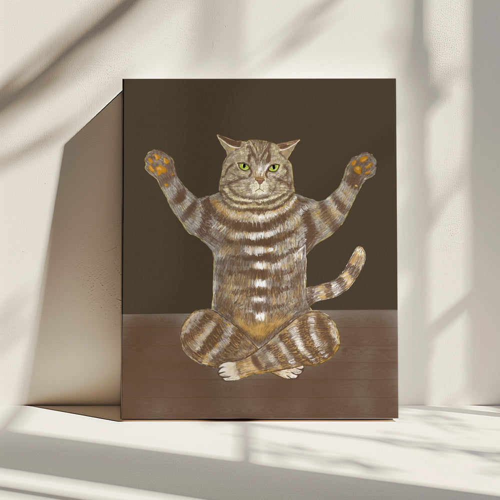 Yoga Cat | Canvas