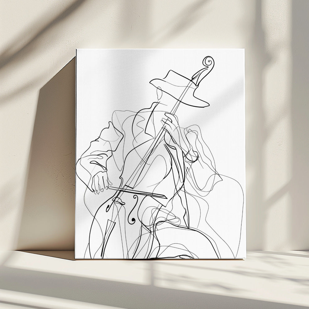 Line Art Musican 1 | Canvas