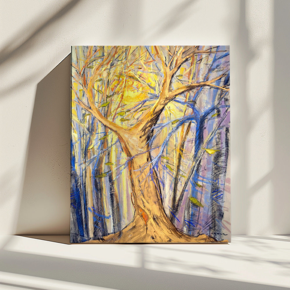 Radiant Forest Glow | Canvas