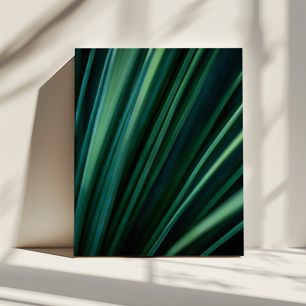 Green Straws 2 | Canvas