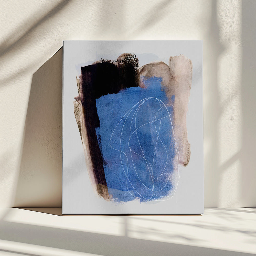 Abstract Brush Strokes 55 | Canvas