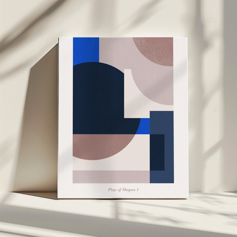 Play of Shapes 1 | Canvas