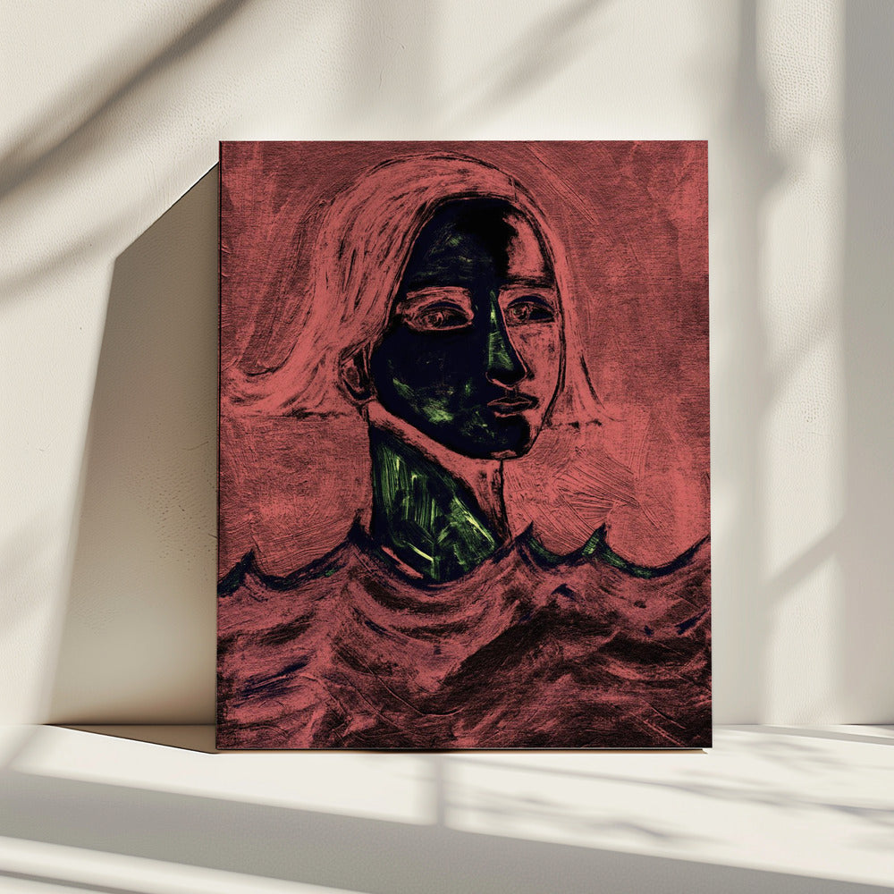 The Swimmer Pink | Canvas