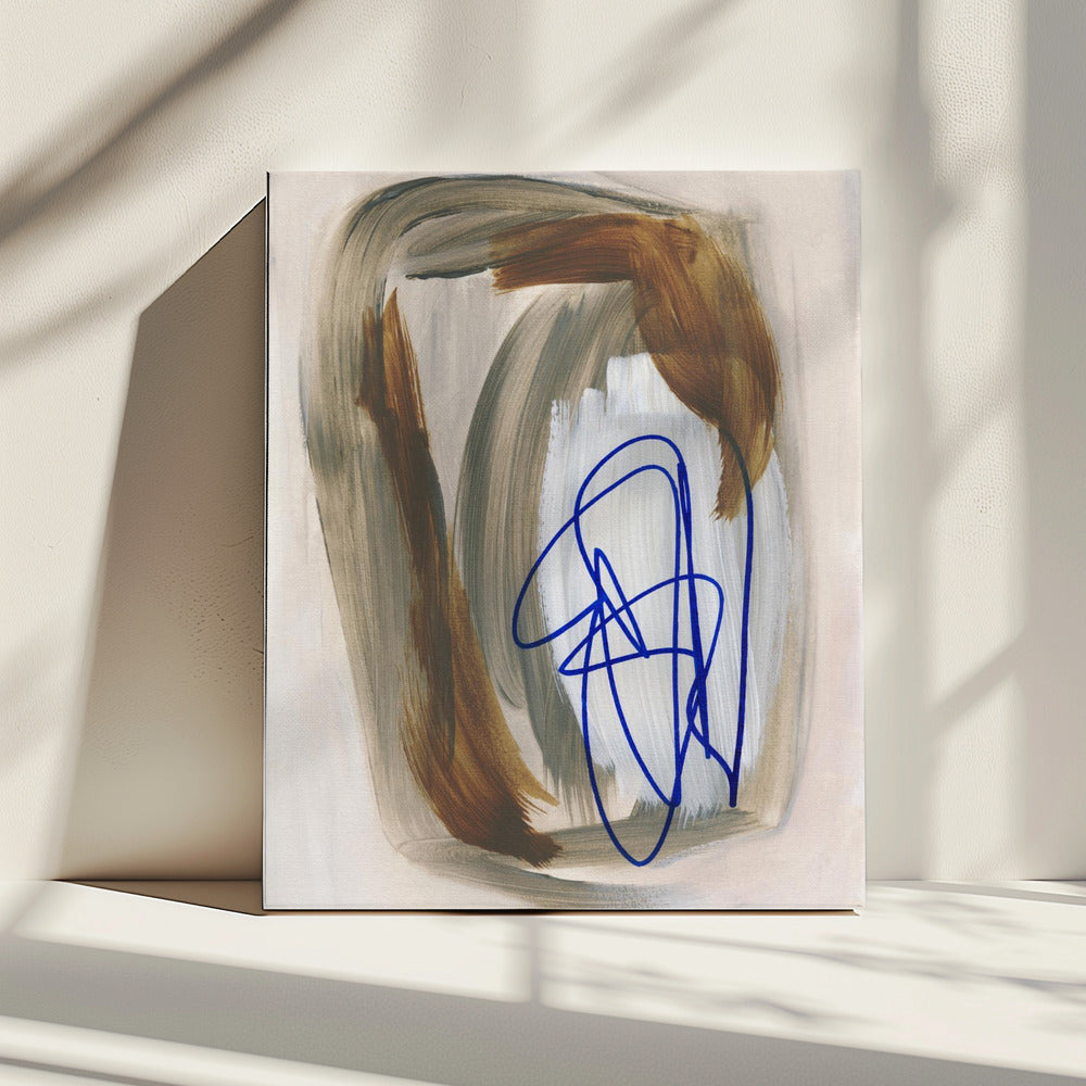 Abstract Brush Strokes 156 | Canvas