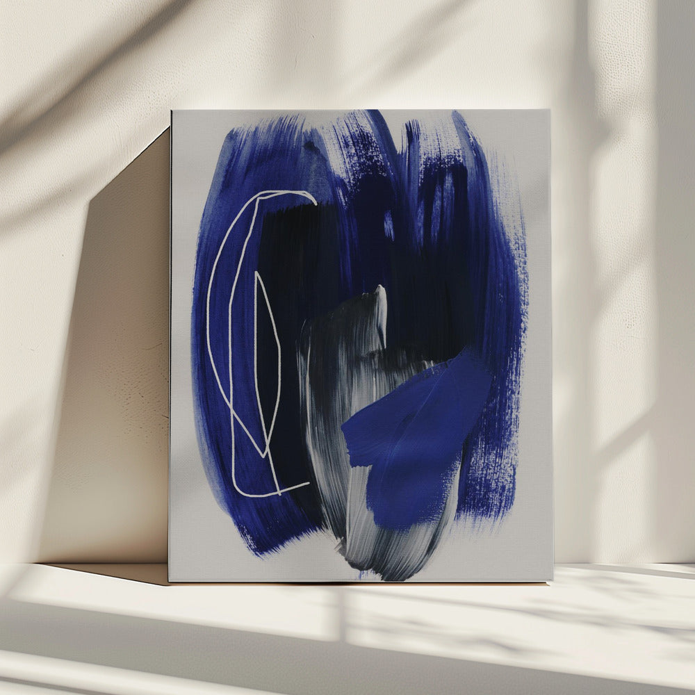 Abstract Brush Strokes 158 | Canvas