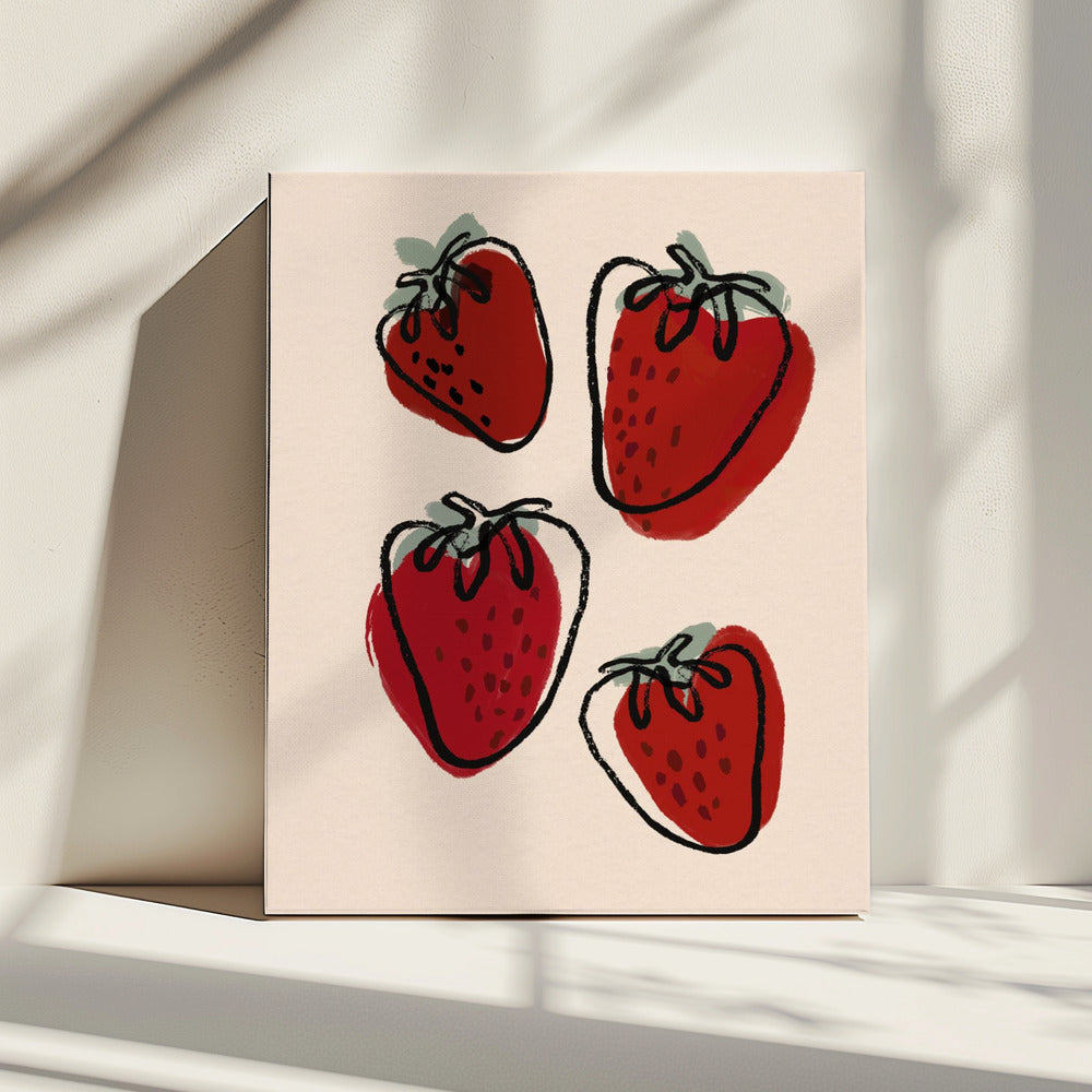 Berry Delight Sketch | Canvas