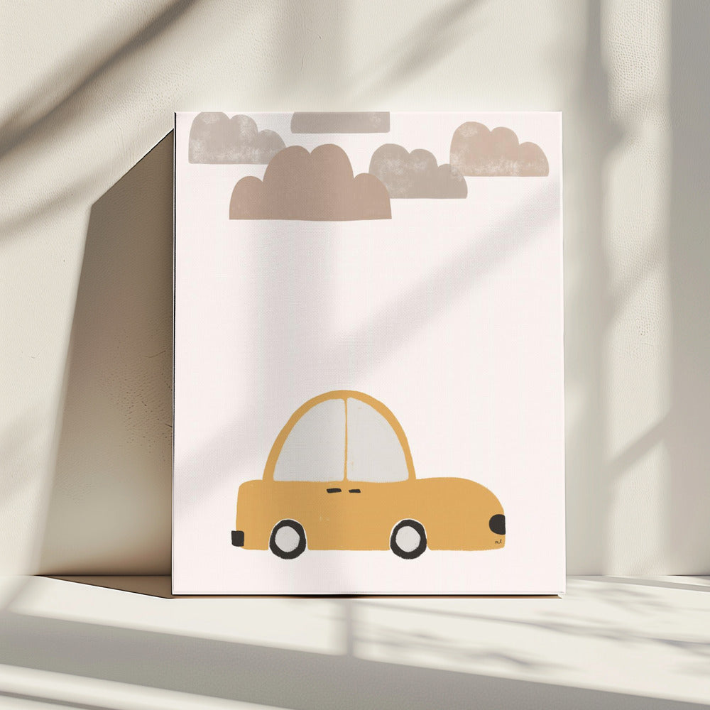 Yellow Car | Canvas