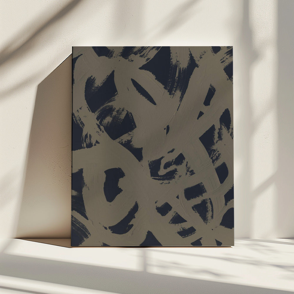 Abstract Brush Strokes 399Y | Canvas