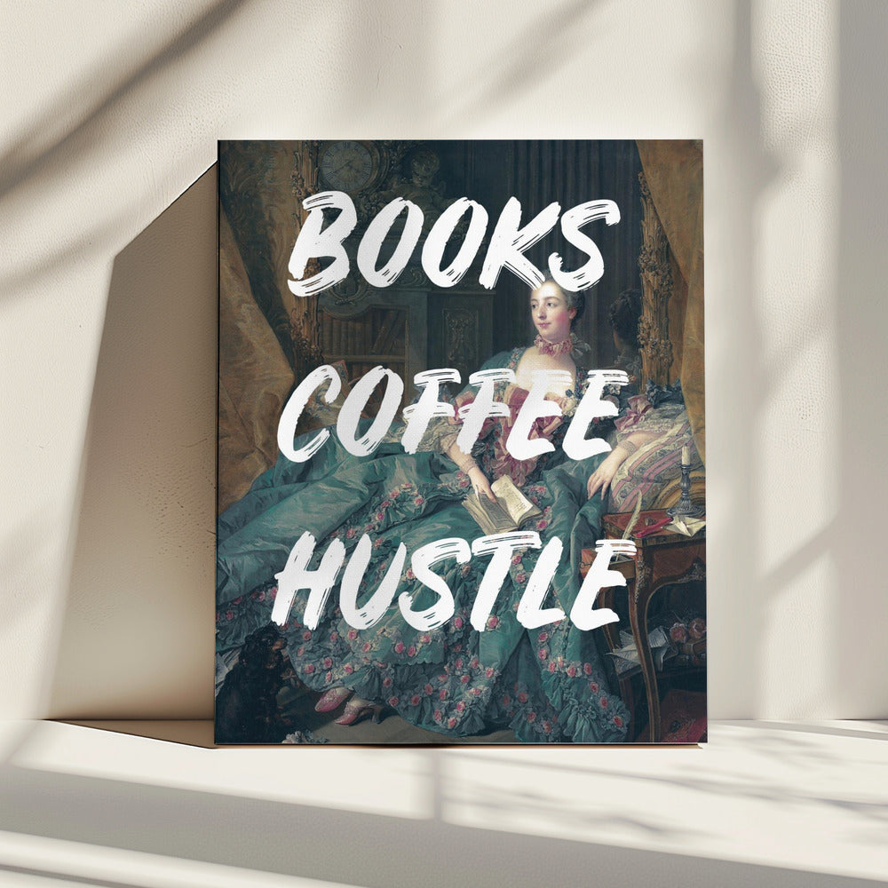 Bookscoffeewhite Ratioiso | Canvas