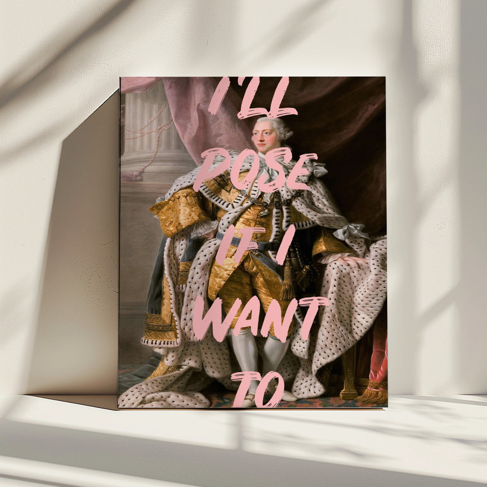 Kingposerpink Ratio2x3 | Canvas