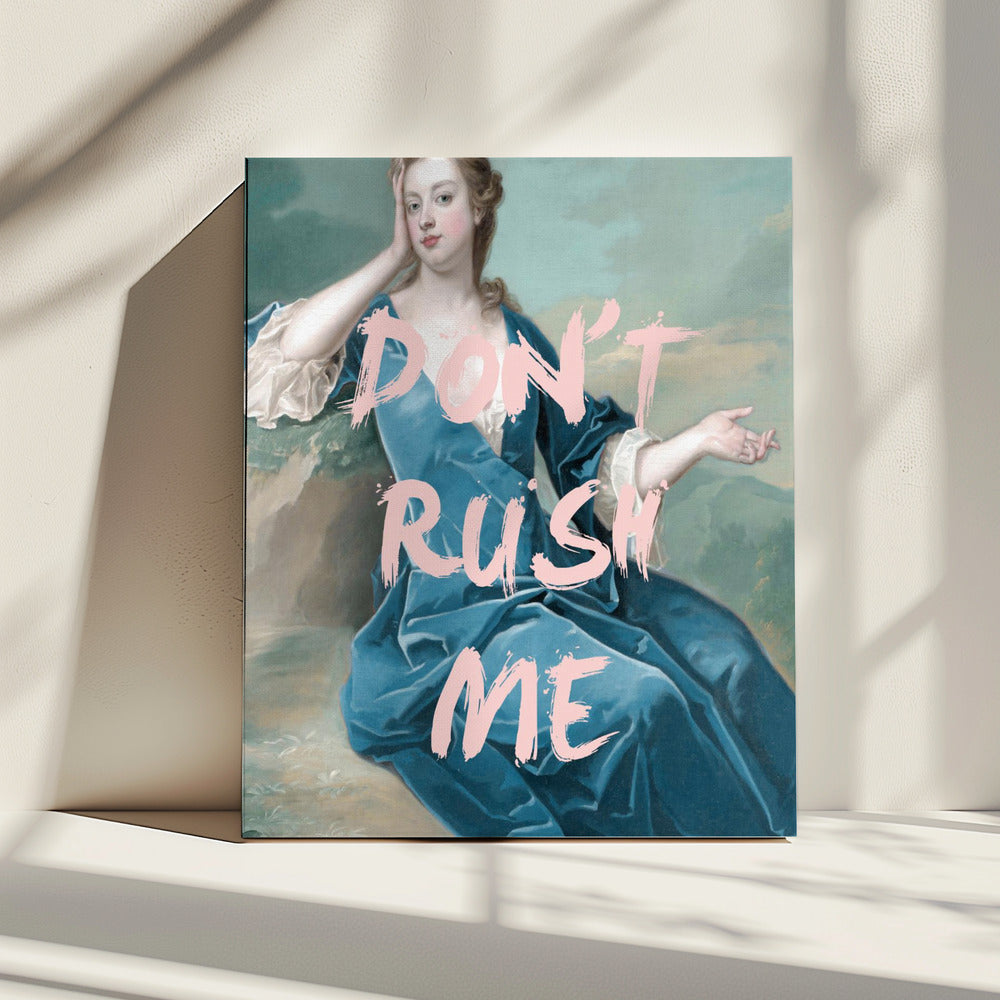 Dontrushmeteal Ratio2x3 | Canvas