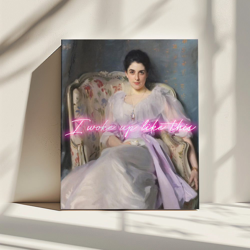 Neonwokeuplikethis3 Ratioiso | Canvas