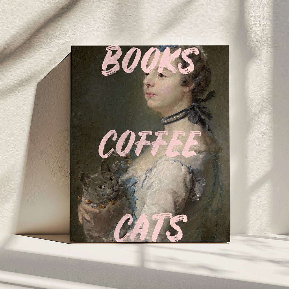Bookscoffeecats Ratioiso | Canvas