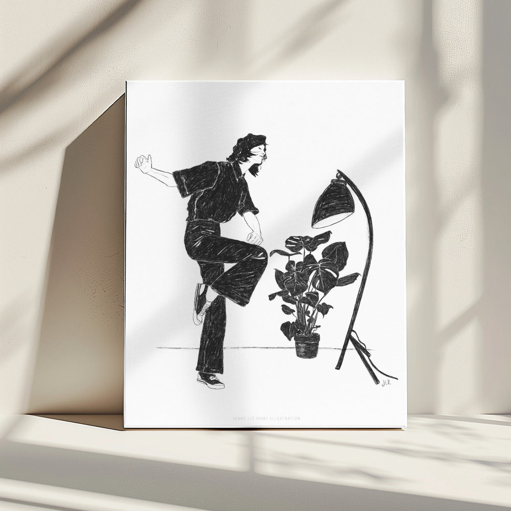 Jlr Dancingathome4 Blackandwhite Copy | Canvas