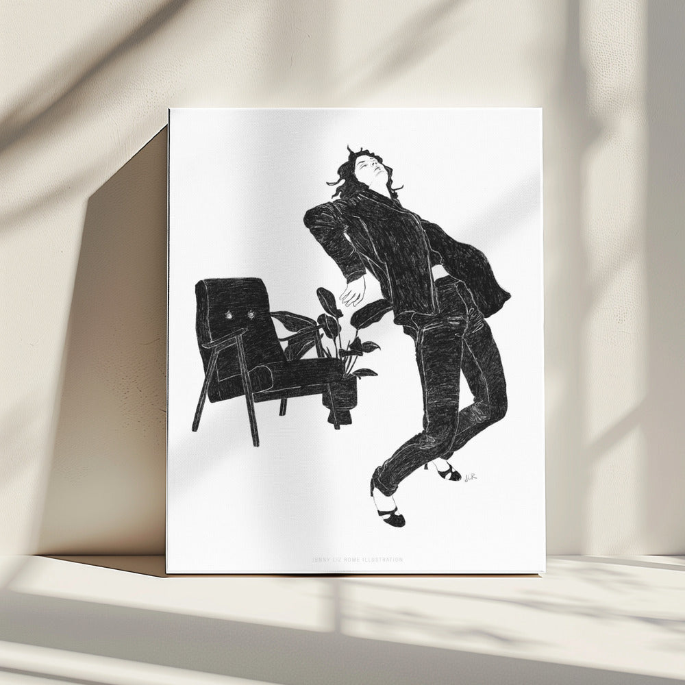 Jlr Dancingathome6 Blackandwhite Copy | Canvas