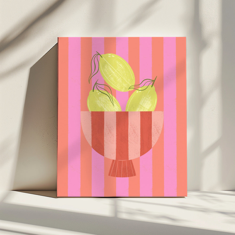 Bowl Of Lemons | Canvas