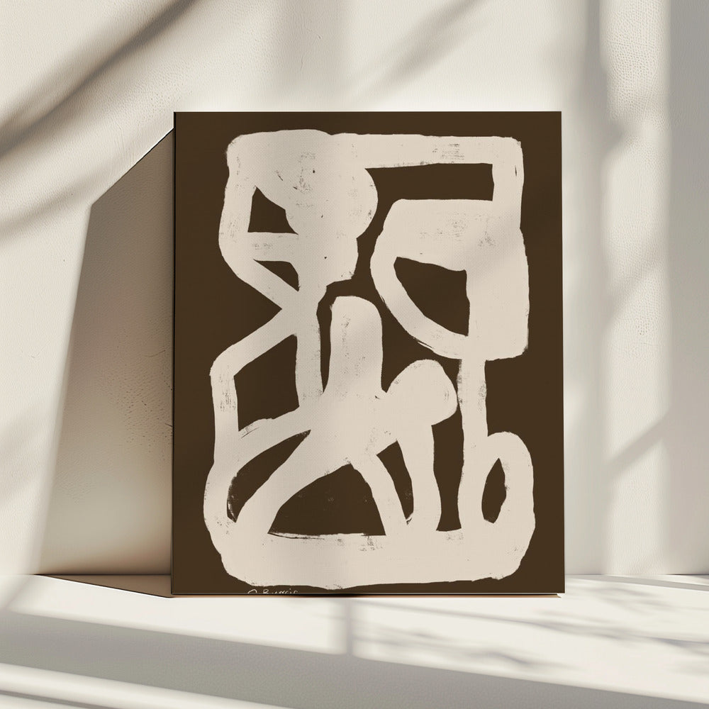 Brown abstract | Canvas