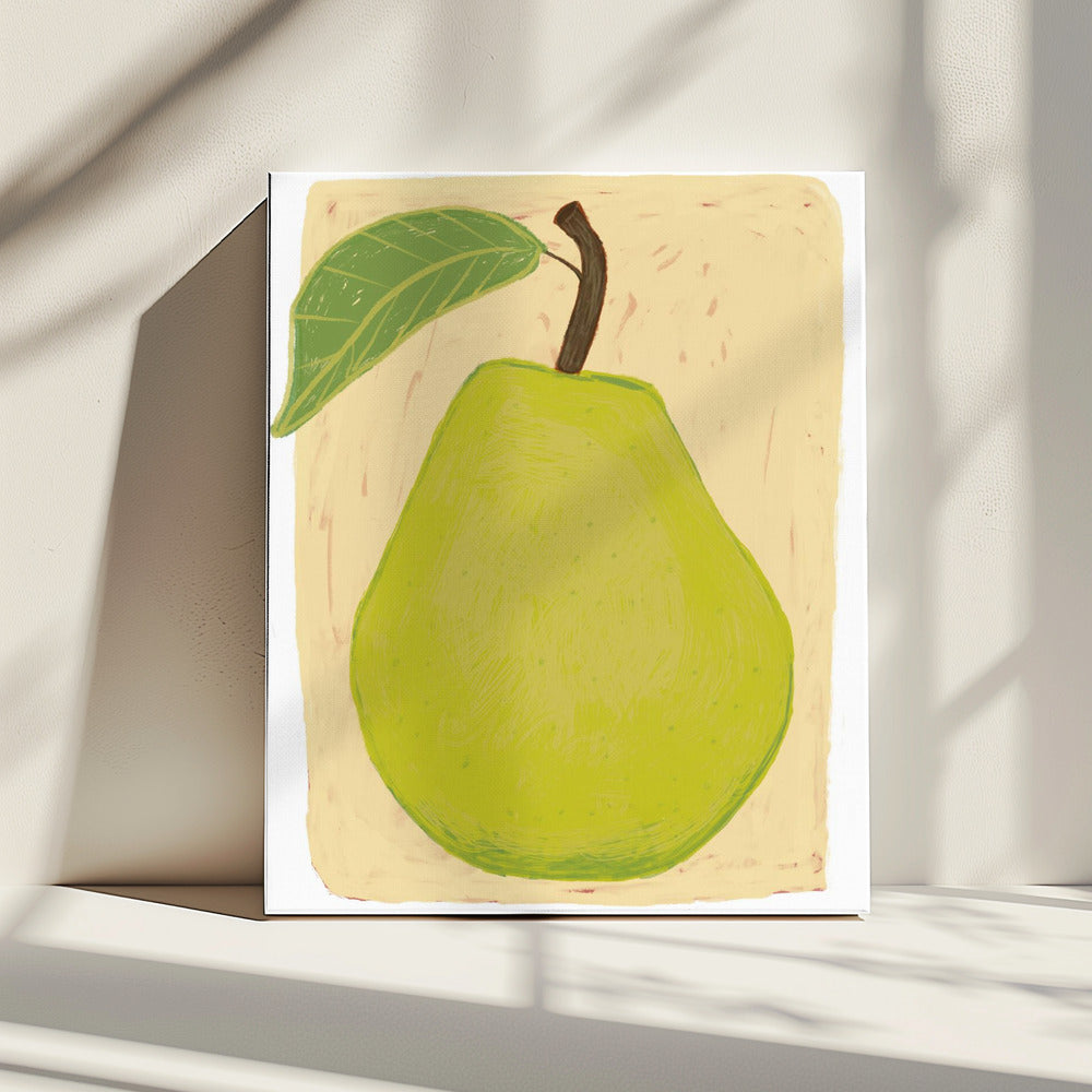 Big green pear | Canvas