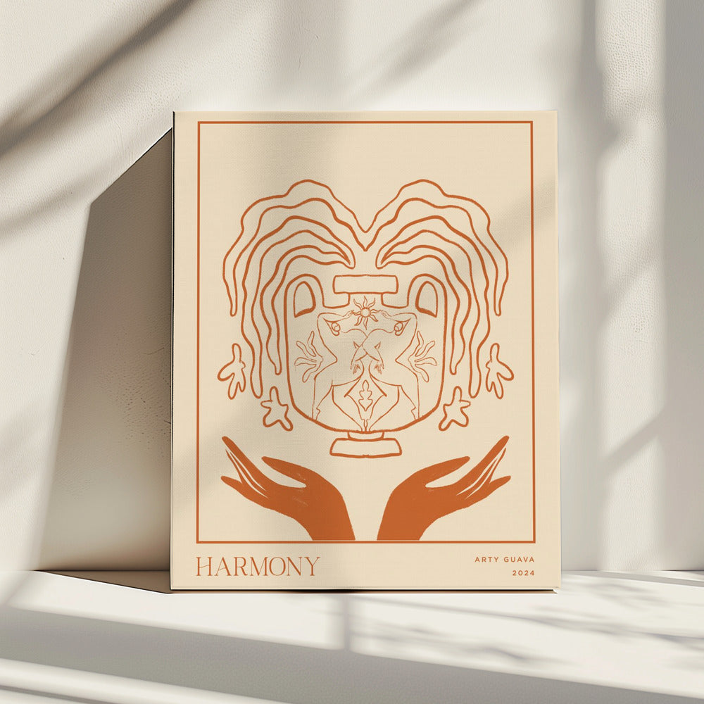 Vessel Collection : Harmony (LineArt) | Canvas