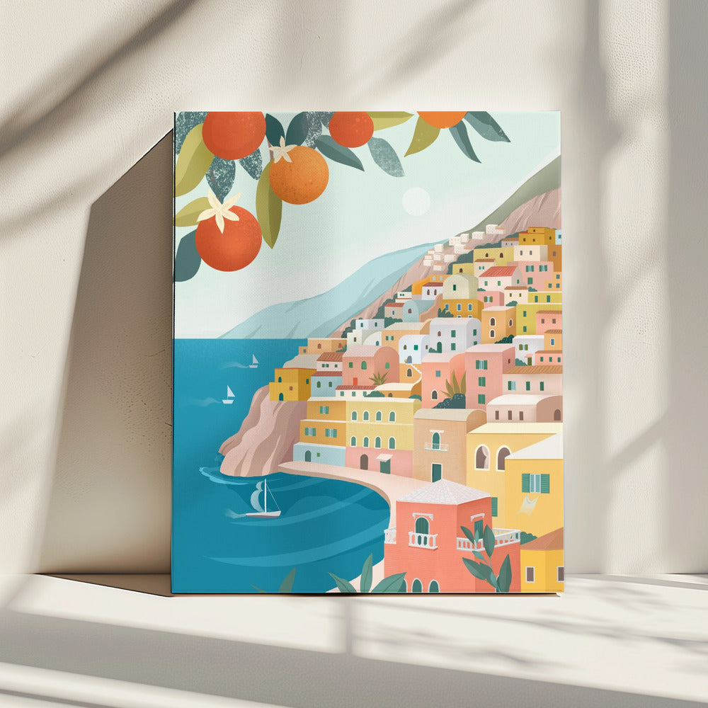Positano Coast Italy | Canvas
