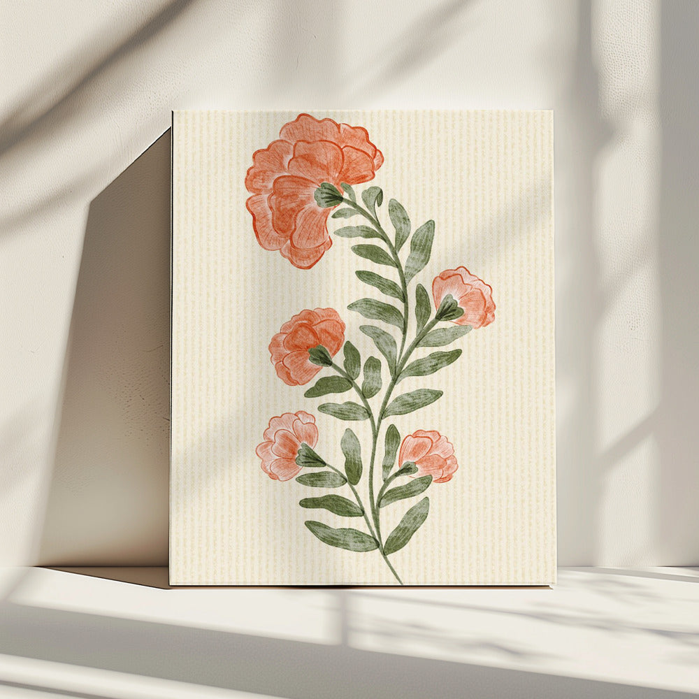Marigold Flowers | Canvas