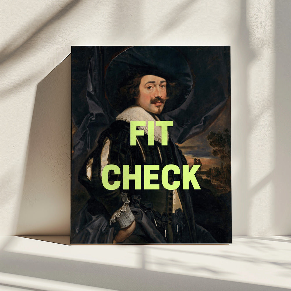 Stylish Mustache Noble | Canvas