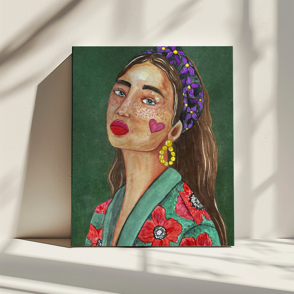Girl with Hairband | Canvas