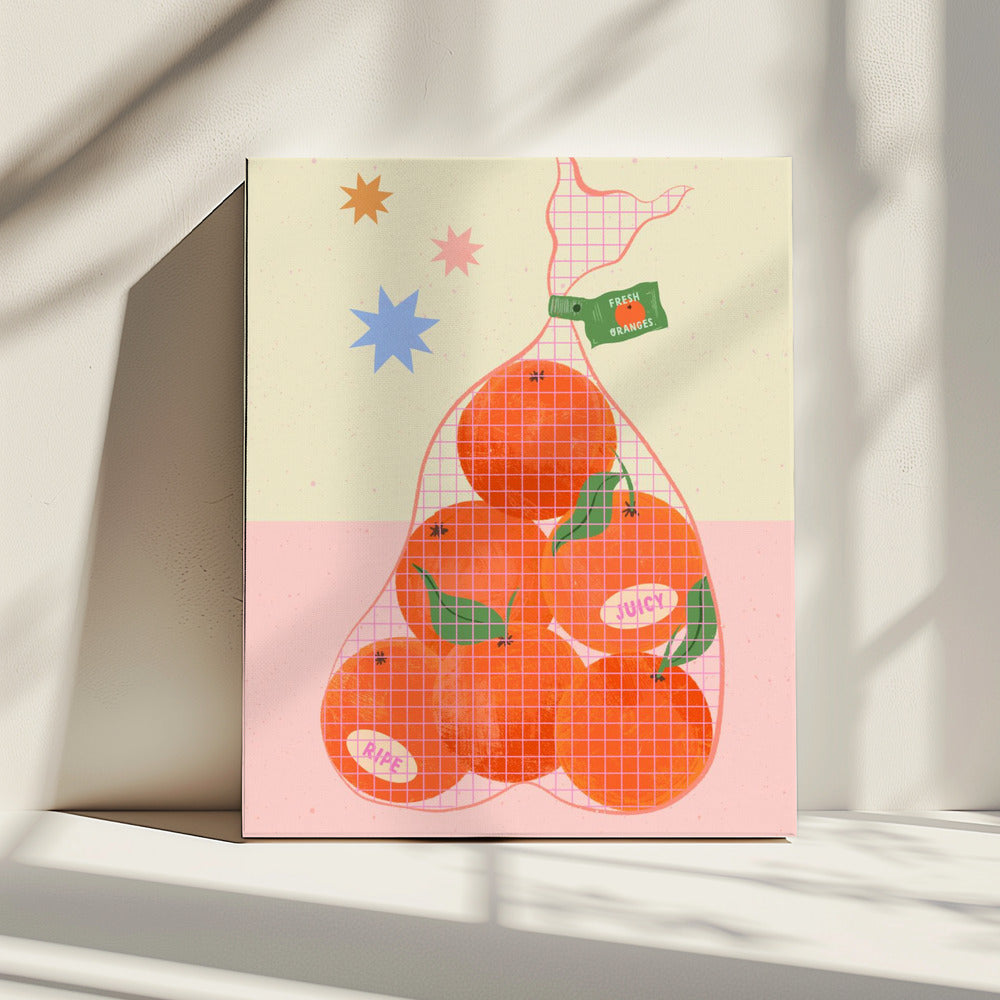 Fresh and Ripe Oranges | Canvas