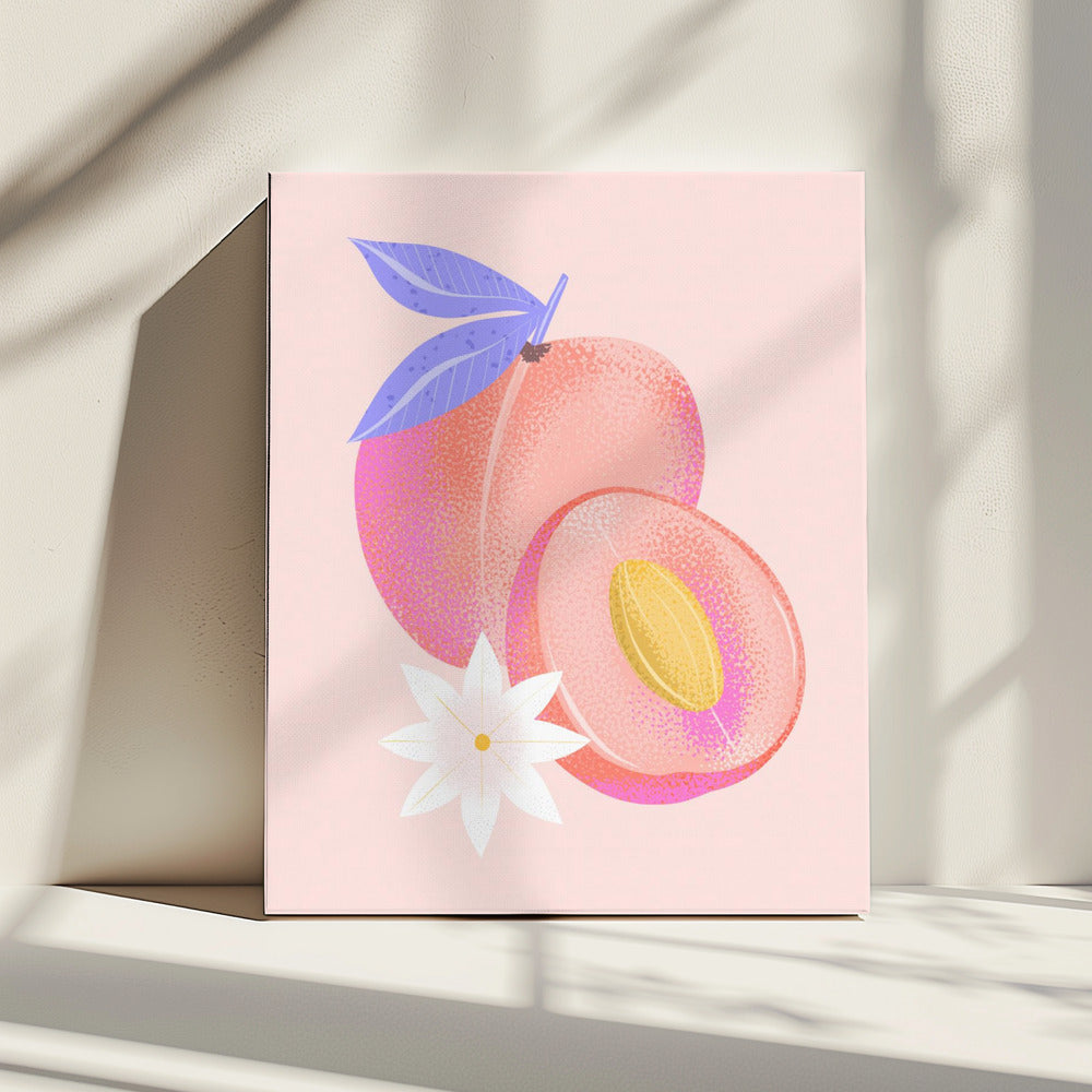 Textured Peach | Canvas