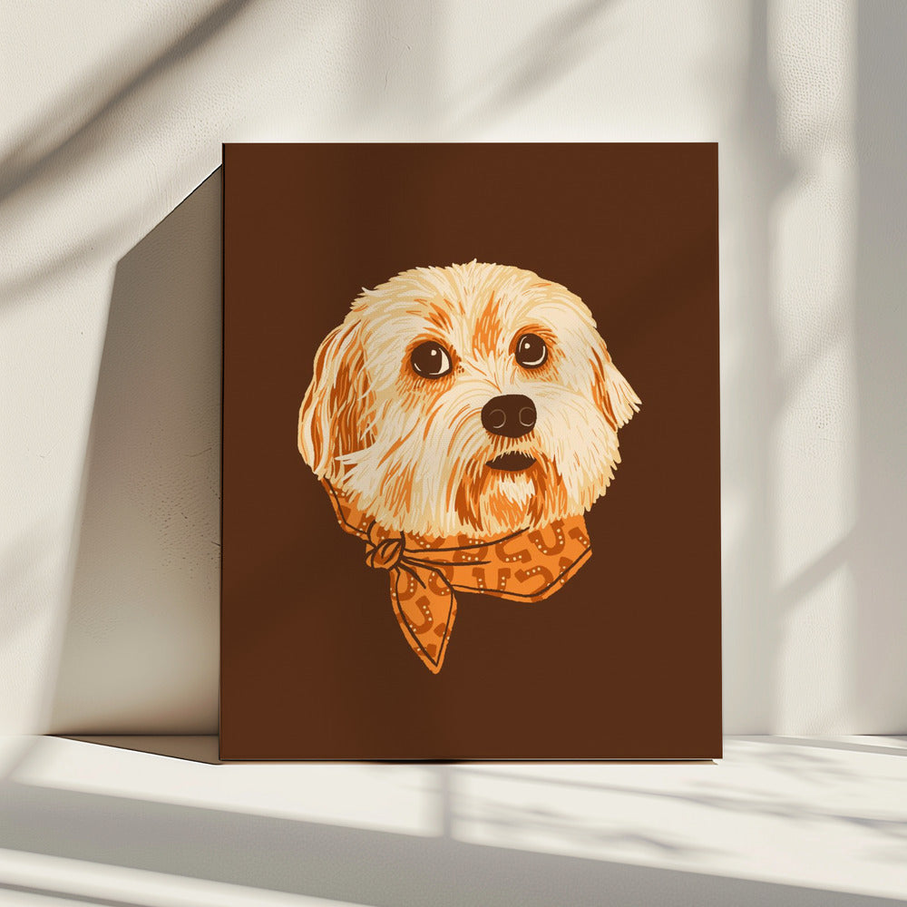 Molly the Cowgirl Pup | Canvas