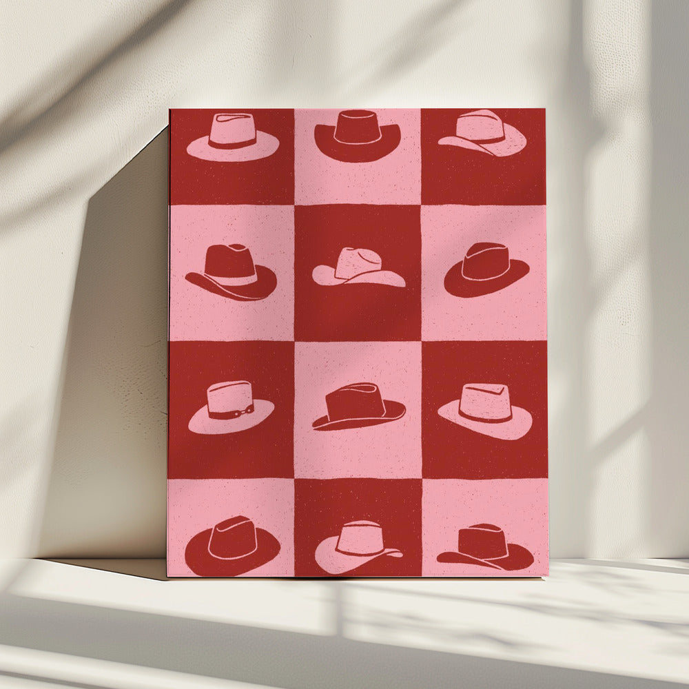 Cowgirl Checkerboard | Canvas