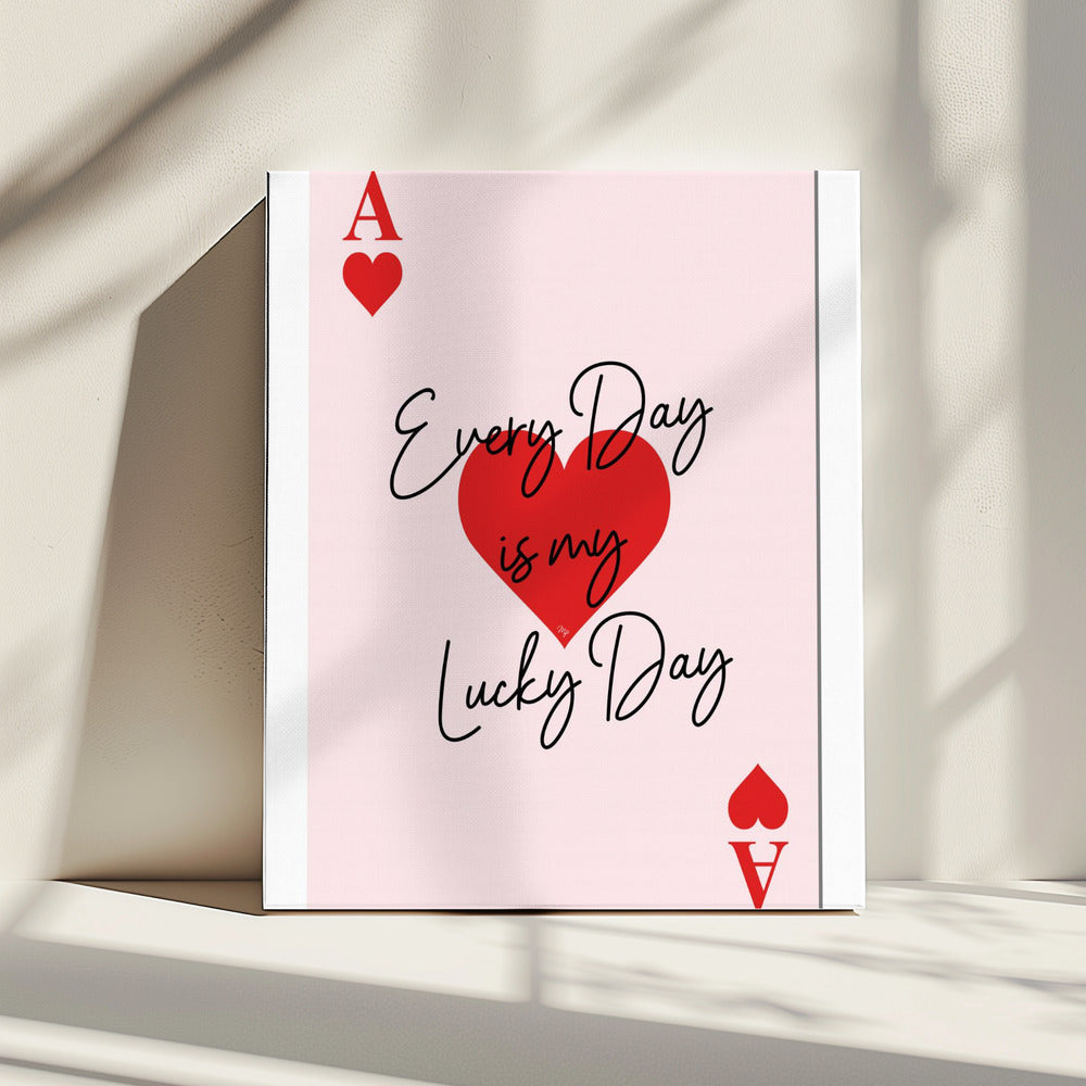 Lucky Ace Hearts | Canvas