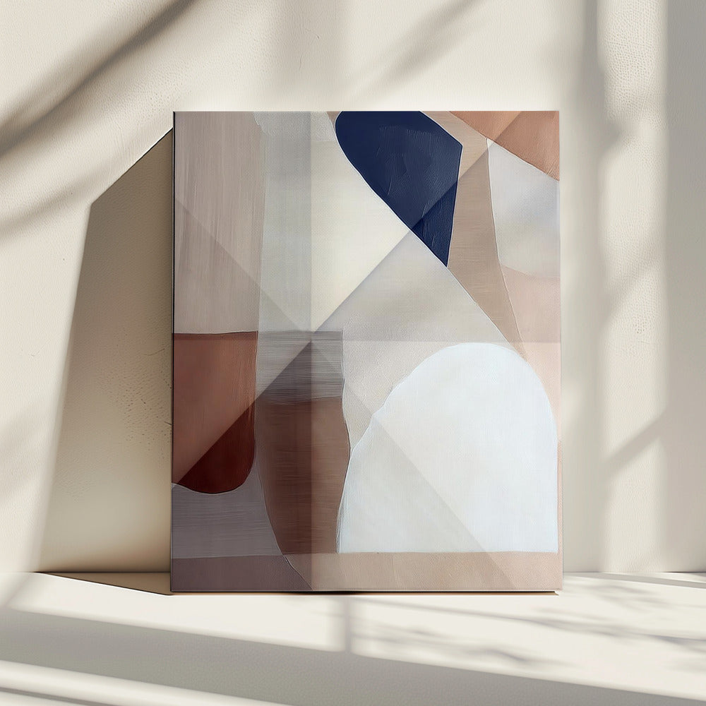 Abstract Copper Neutral Tone Painting 1 | Canvas