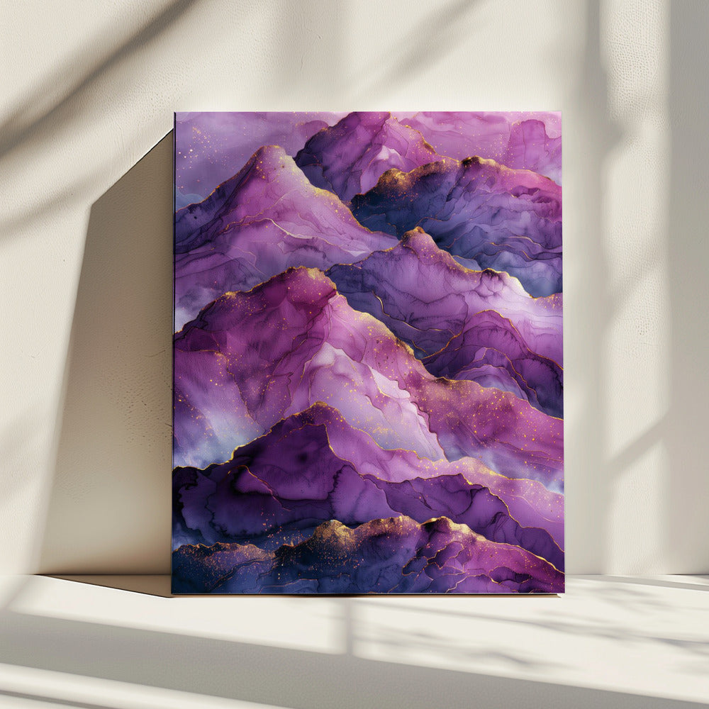 Magical amethyst Ladscape Graphic (8) | Canvas